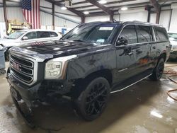 Salvage cars for sale at West Mifflin, PA auction: 2015 GMC Yukon XL K1500 SLT