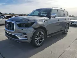 Infiniti qx80 Senso salvage cars for sale: 2021 Infiniti QX80 Sensory