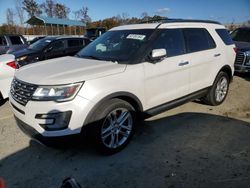 Salvage cars for sale at Spartanburg, SC auction: 2016 Ford Explorer Limited