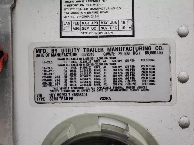 2019 Utility Reefer