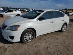 Salvage cars for sale from Copart Houston, TX: 2015 Nissan Sentra S