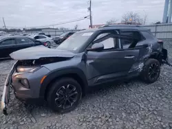 Salvage cars for sale at Windsor, NJ auction: 2022 Chevrolet Trailblazer LT