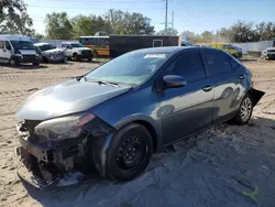 Salvage cars for sale at Riverview, FL auction: 2017 Toyota Corolla L