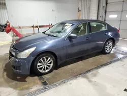 Salvage cars for sale at York Haven, PA auction: 2009 Infiniti G37