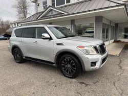 Nissan salvage cars for sale: 2017 Nissan Armada Platinum