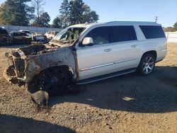 Salvage cars for sale from Copart Longview, TX: 2015 Cadillac Escalade ESV Luxury