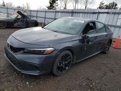 Salvage cars for sale at Bowmanville, ON auction: 2022 Honda Civic Sport Touring