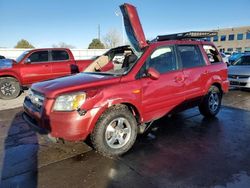 Salvage cars for sale at Littleton, CO auction: 2006 Honda Pilot EX