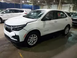 Salvage cars for sale at Woodhaven, MI auction: 2022 Chevrolet Equinox LS