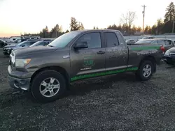 Salvage cars for sale at Graham, WA auction: 2009 Toyota Tundra Double Cab