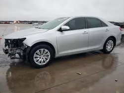 Salvage cars for sale at Grand Prairie, TX auction: 2013 Toyota Camry L