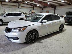 Salvage cars for sale at Chambersburg, PA auction: 2017 Honda Accord Sport Special Edition