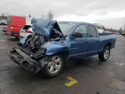 Salvage cars for sale at Woodburn, OR auction: 2002 Dodge RAM 1500