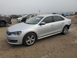 Salvage cars for sale at Houston, TX auction: 2014 Volkswagen Passat SE