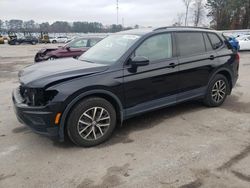 Volkswagen salvage cars for sale: 2021 Volkswagen Tiguan S