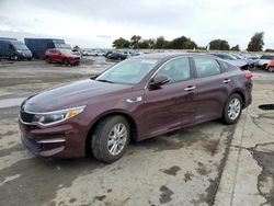 Salvage cars for sale at Hayward, CA auction: 2018 KIA Optima LX