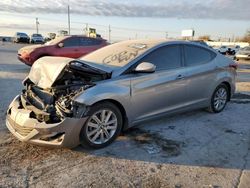 Salvage cars for sale from Copart Oklahoma City, OK: 2015 Hyundai Elantra SE