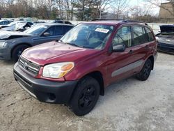 Salvage cars for sale from Copart North Billerica, MA: 2005 Toyota Rav4