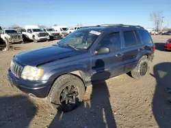 Salvage cars for sale at Kansas City, KS auction: 2001 Jeep Grand Cherokee Limited