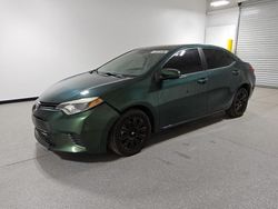 Toyota Corolla salvage cars for sale: 2015 Toyota Corolla L