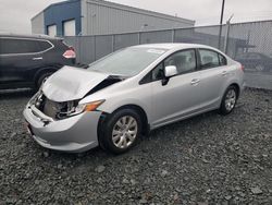 Honda salvage cars for sale: 2012 Honda Civic LX