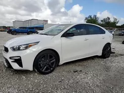 Salvage cars for sale at Opa Locka, FL auction: 2021 KIA Forte GT Line