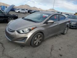 Salvage cars for sale at North Las Vegas, NV auction: 2016 Hyundai Elantra SE