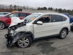 Salvage cars for sale at Exeter, RI auction: 2014 Honda CR-V EXL