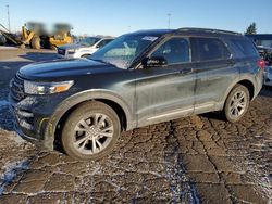 Salvage cars for sale from Copart Woodhaven, MI: 2023 Ford Explorer XLT