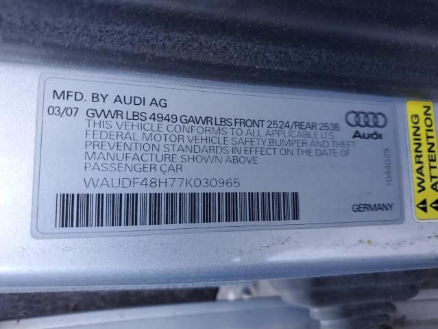 2007 Audi A4 2.0T Cabriolet Quattro