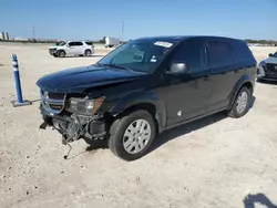 Salvage cars for sale at New Braunfels, TX auction: 2015 Dodge Journey SE