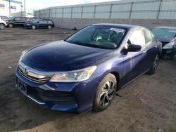 Salvage cars for sale from Copart Albuquerque, NM: 2017 Honda Accord LX