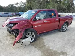 Salvage cars for sale at Ocala, FL auction: 2012 Dodge RAM 1500 Laramie