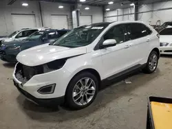 Salvage cars for sale at Ham Lake, MN auction: 2015 Ford Edge Titanium