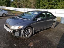 Honda salvage cars for sale: 2009 Honda Civic EXL