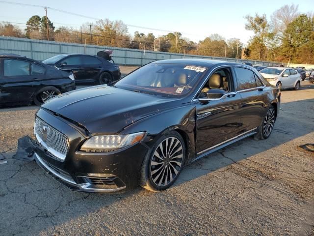 2017 Lincoln Continental Black Label