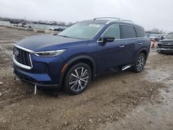 Salvage cars for sale at Kansas City, KS auction: 2023 Infiniti QX60 Sensory