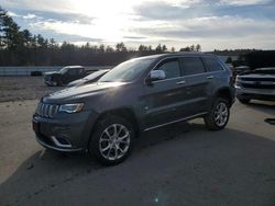 Jeep Grand Cherokee salvage cars for sale: 2019 Jeep Grand Cherokee Summit