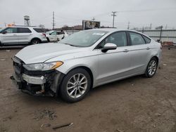 Salvage cars for sale at Dyer, IN auction: 2017 Ford Fusion SE