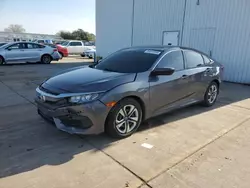 Salvage cars for sale at Sacramento, CA auction: 2017 Honda Civic LX