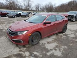 Salvage cars for sale from Copart Ellwood City, PA: 2019 Honda Civic LX