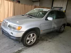 BMW x5 salvage cars for sale: 2001 BMW X5 4.4I