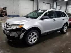 Salvage cars for sale at Ham Lake, MN auction: 2013 Ford Edge SE