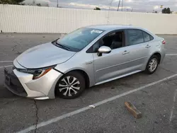 Salvage cars for sale from Copart Van Nuys, CA: 2020 Toyota Corolla LE