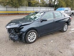 Salvage cars for sale at Greenwell Springs, LA auction: 2017 Toyota Camry LE