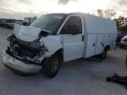 Salvage cars for sale from Copart Chicago: 2018 Chevrolet Express G3500