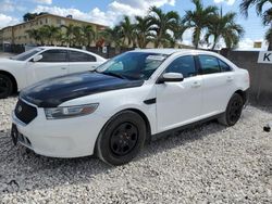 Salvage cars for sale from Copart Opa Locka, FL: 2018 Ford Taurus Police Interceptor