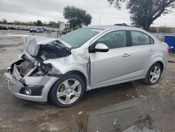 Salvage cars for sale at Orlando, FL auction: 2016 Chevrolet Sonic LTZ