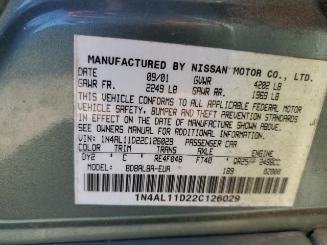 2002 Nissan Altima Base