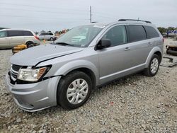 Salvage cars for sale at Tifton, GA auction: 2018 Dodge Journey SE